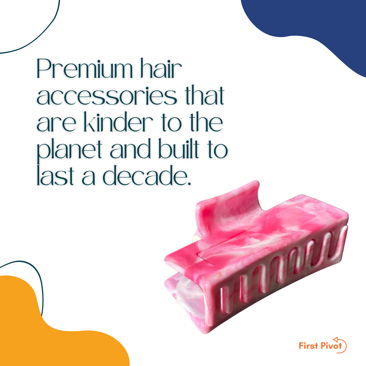 World's First Hairclip Made From 100% Recycled Plastic