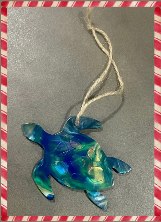 Turtlish - The Holy Family Sea Turtle Ornament