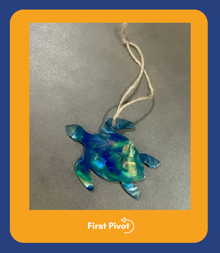 MINT Sea Turtle Ornament