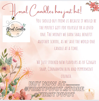 Floral Candles - Peppermint Crush - St Sebastians