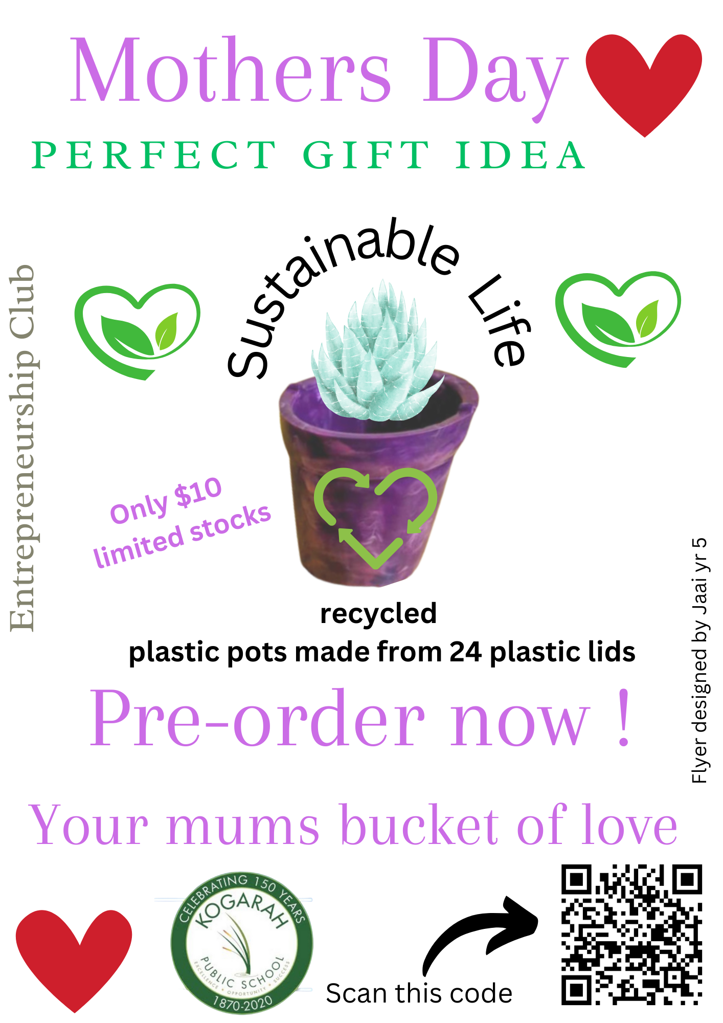Kogarah Recycled Plastic Pots