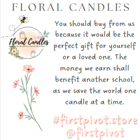 Floral Candles - Cinnamon Bun - St Sebastians